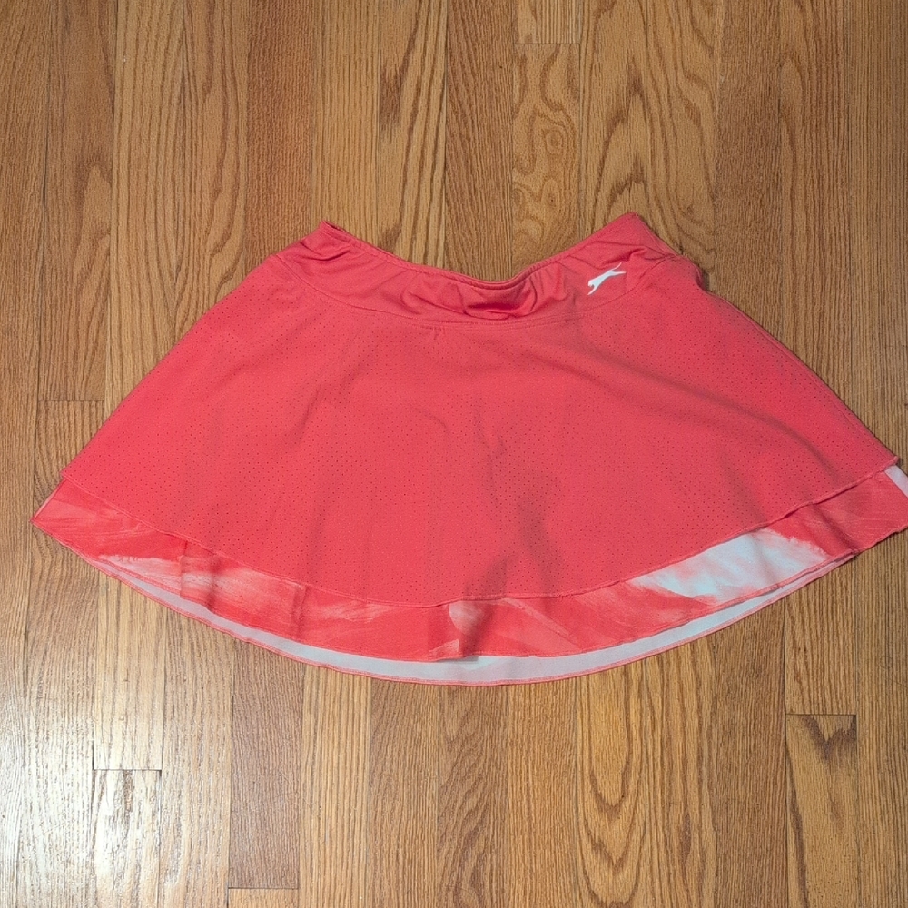 Slazenger Coral Pink Mini Tennis Skort